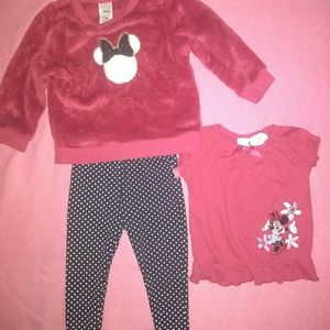 3pc disney lot. Baby girl size 12m